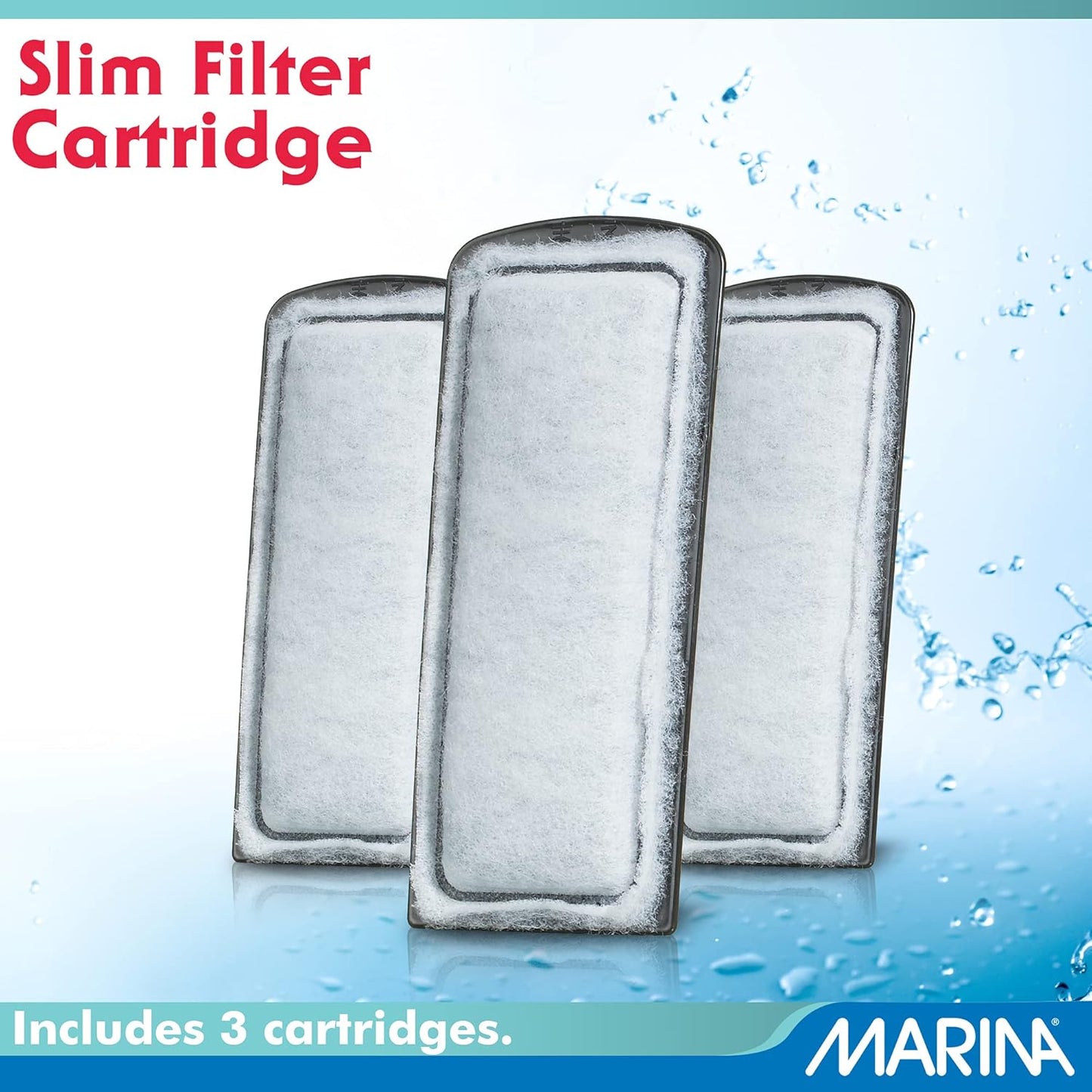 Marina Slim Filter Cartridge 3 Pack Tropical Fish