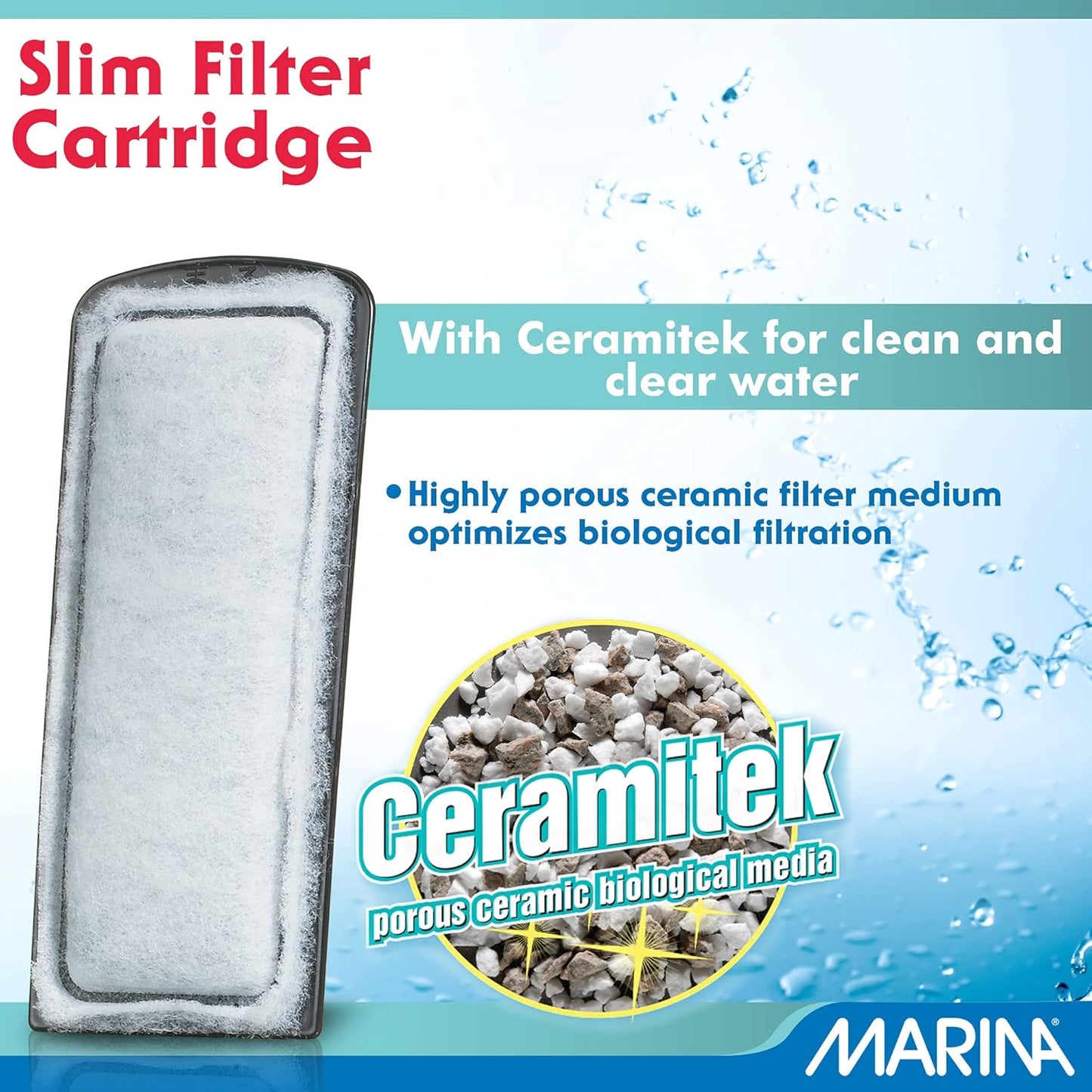 Marina Slim Filter Cartridge 3 Pack Tropical Fish