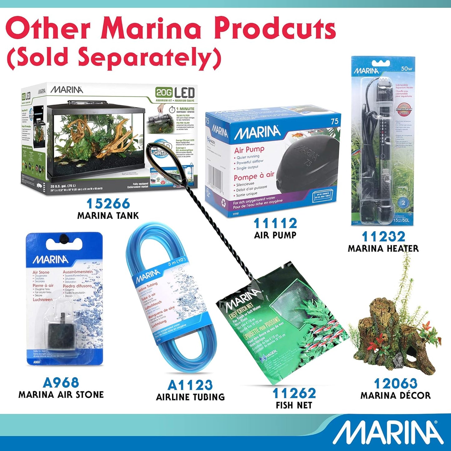 Marina Slim Filter Cartridge 3 Pack Tropical Fish
