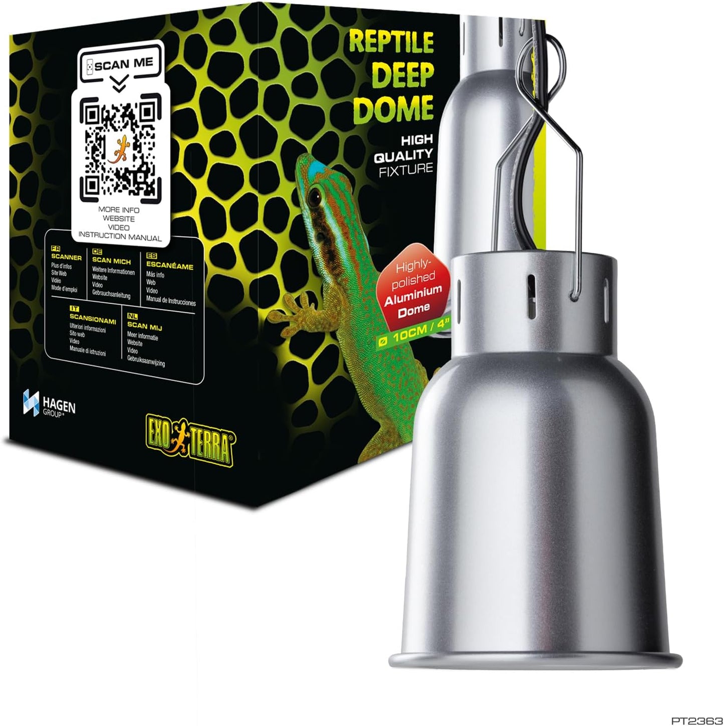 Exo Terra Deep Dome Nano Fixture 40w
