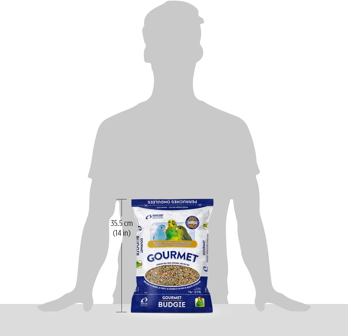 Hari Gourmet Budgie Seed Mix 1kg