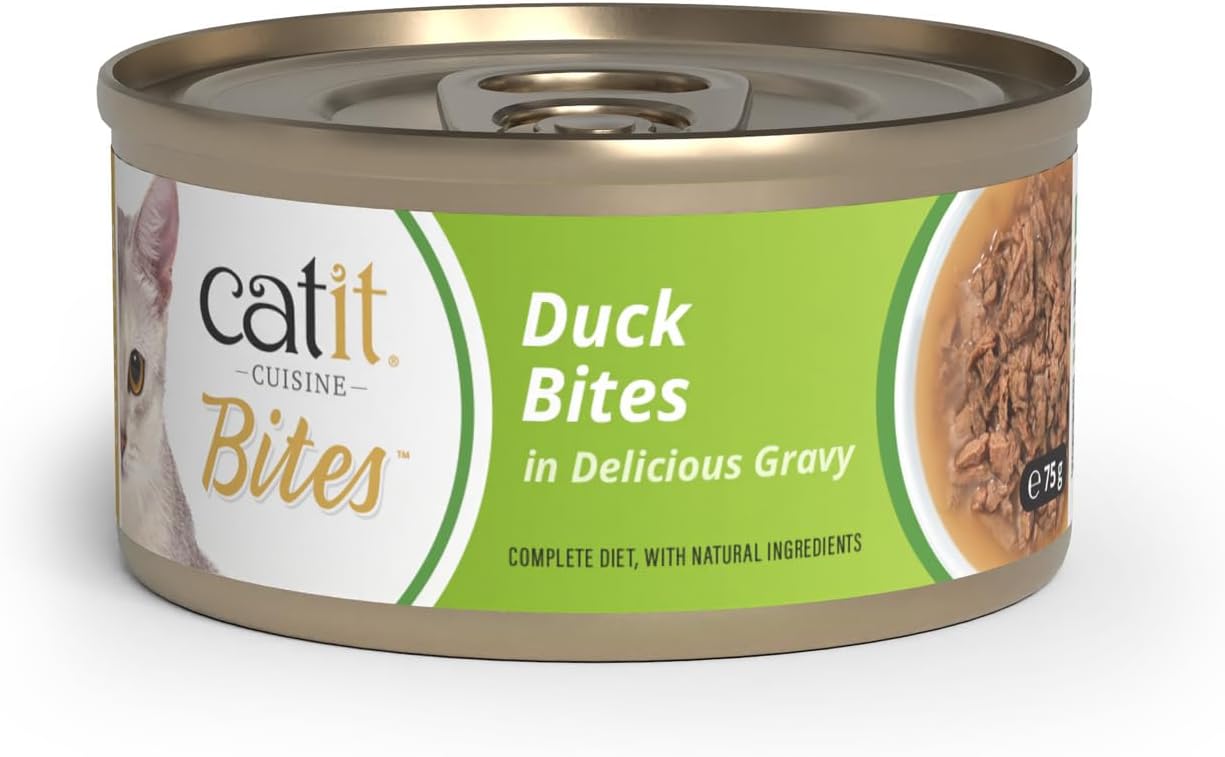 Catit Duck Bites In Delicious Gravy 75g