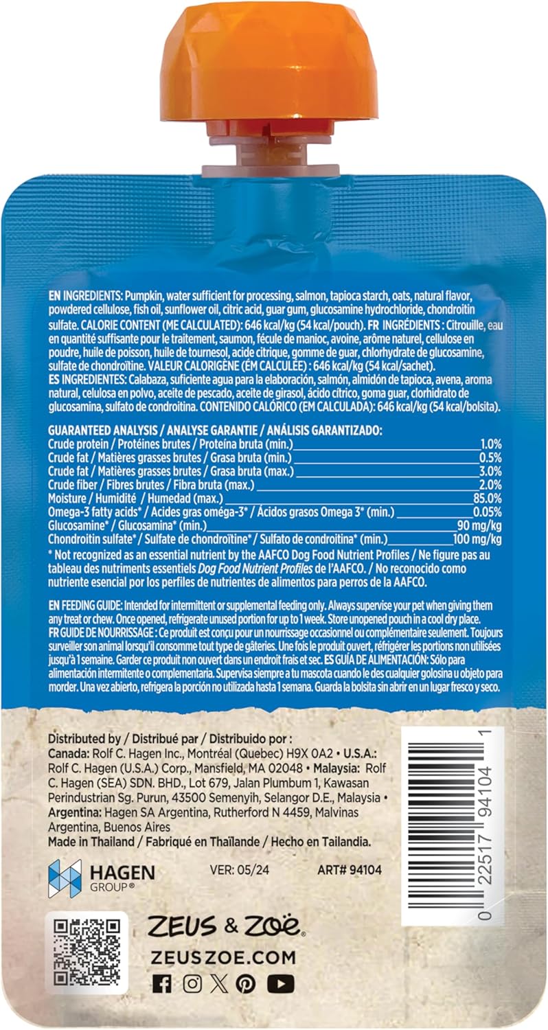 Zoe Licky Snack Pumpkin & Salmon 85g