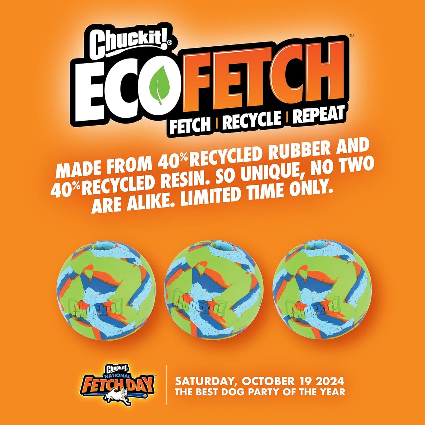 Chuckit! Eco Fetch Day Ultra Stick 1pc