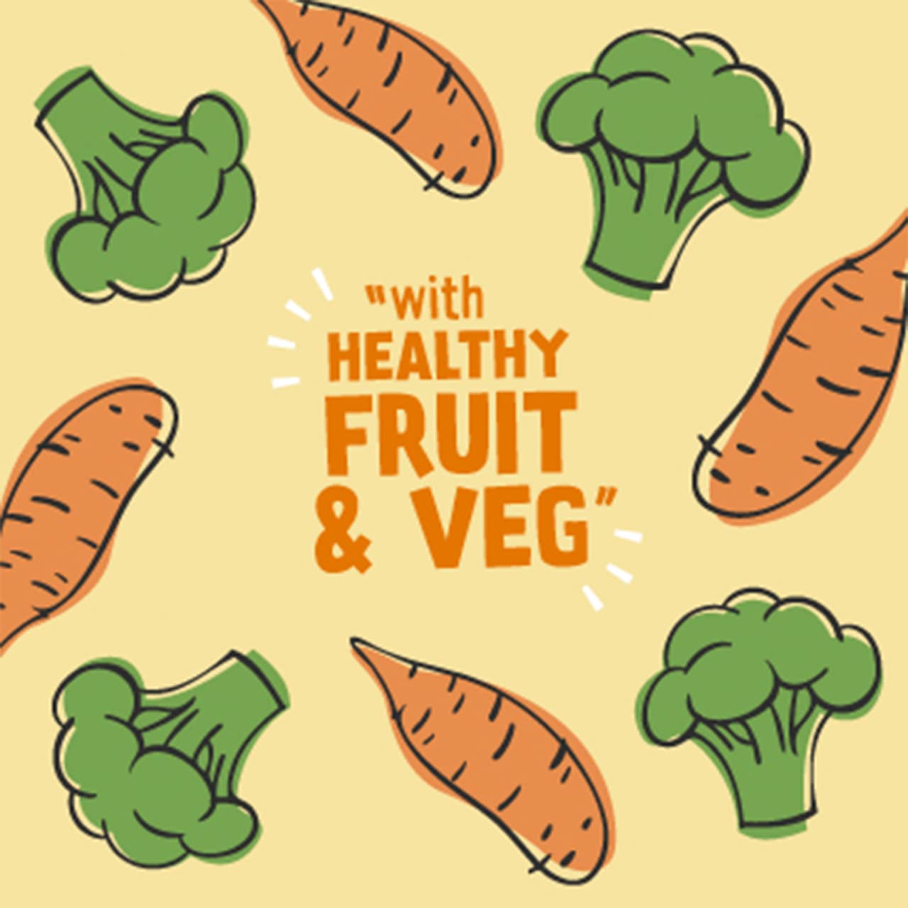 Good Boy Super Licious Chicken & Broccoli Sweet Potato Sticks 100g