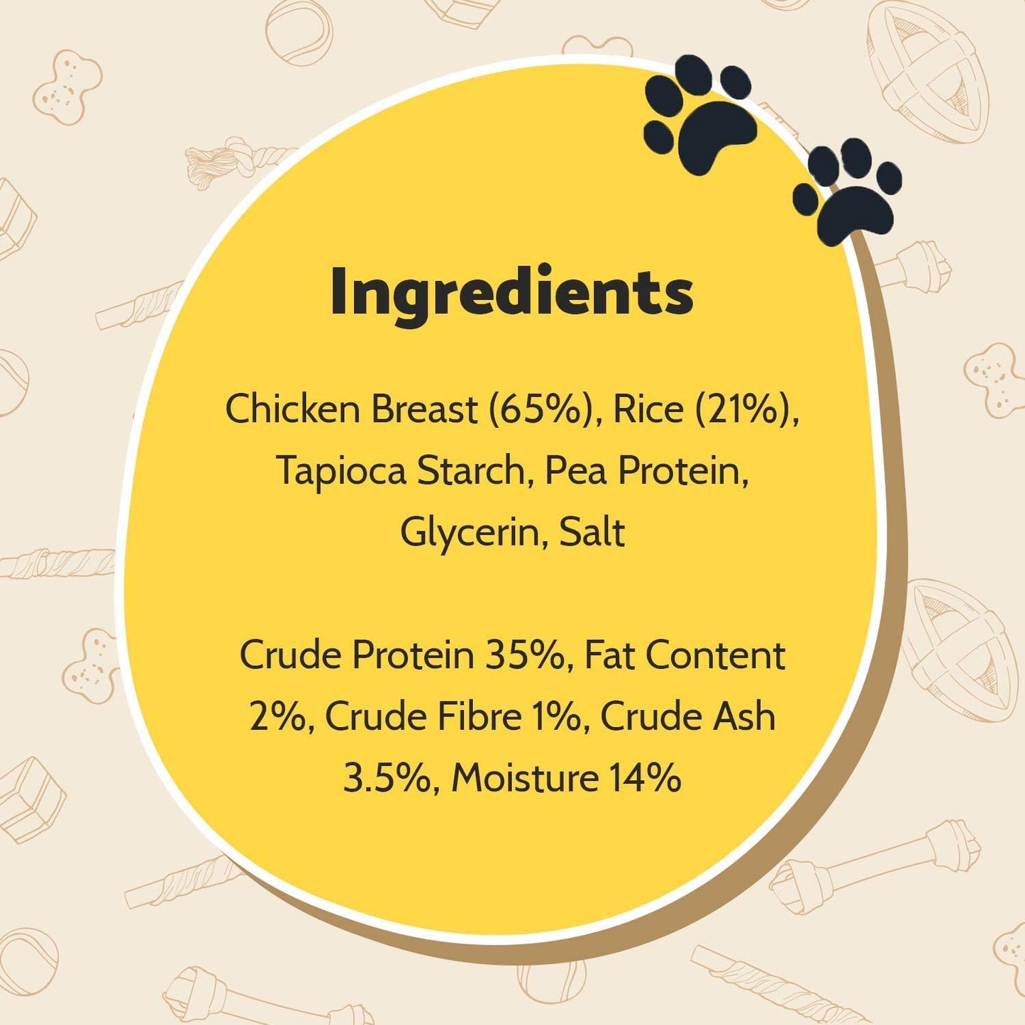 Good Boy Crunchy Chicken & Rice Bones 100g