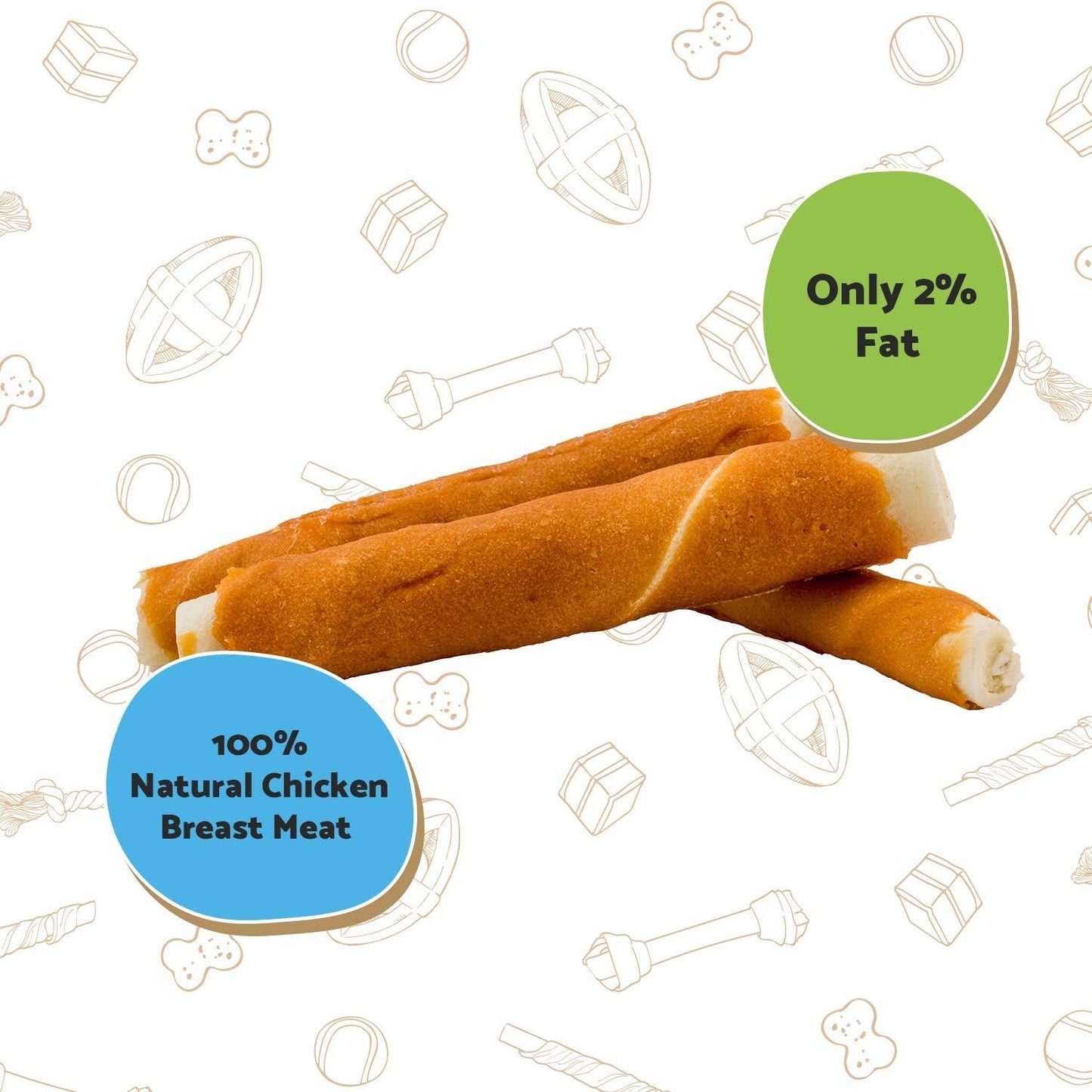 Good Boy Jumbo Chewy Twists With Chicken 100g