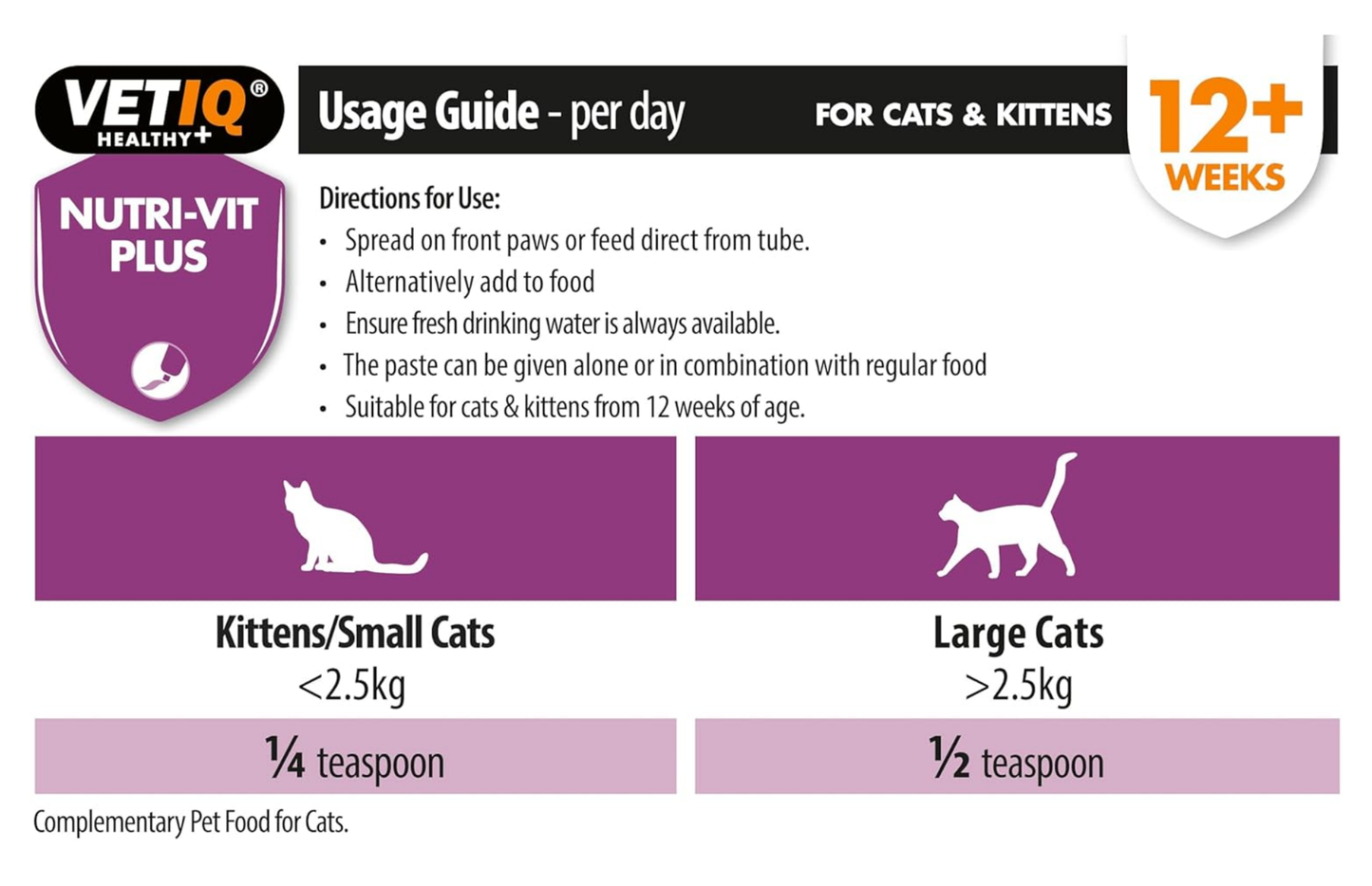 Vetiq Nutri-Vit Plus For Cats & Kittens 70g