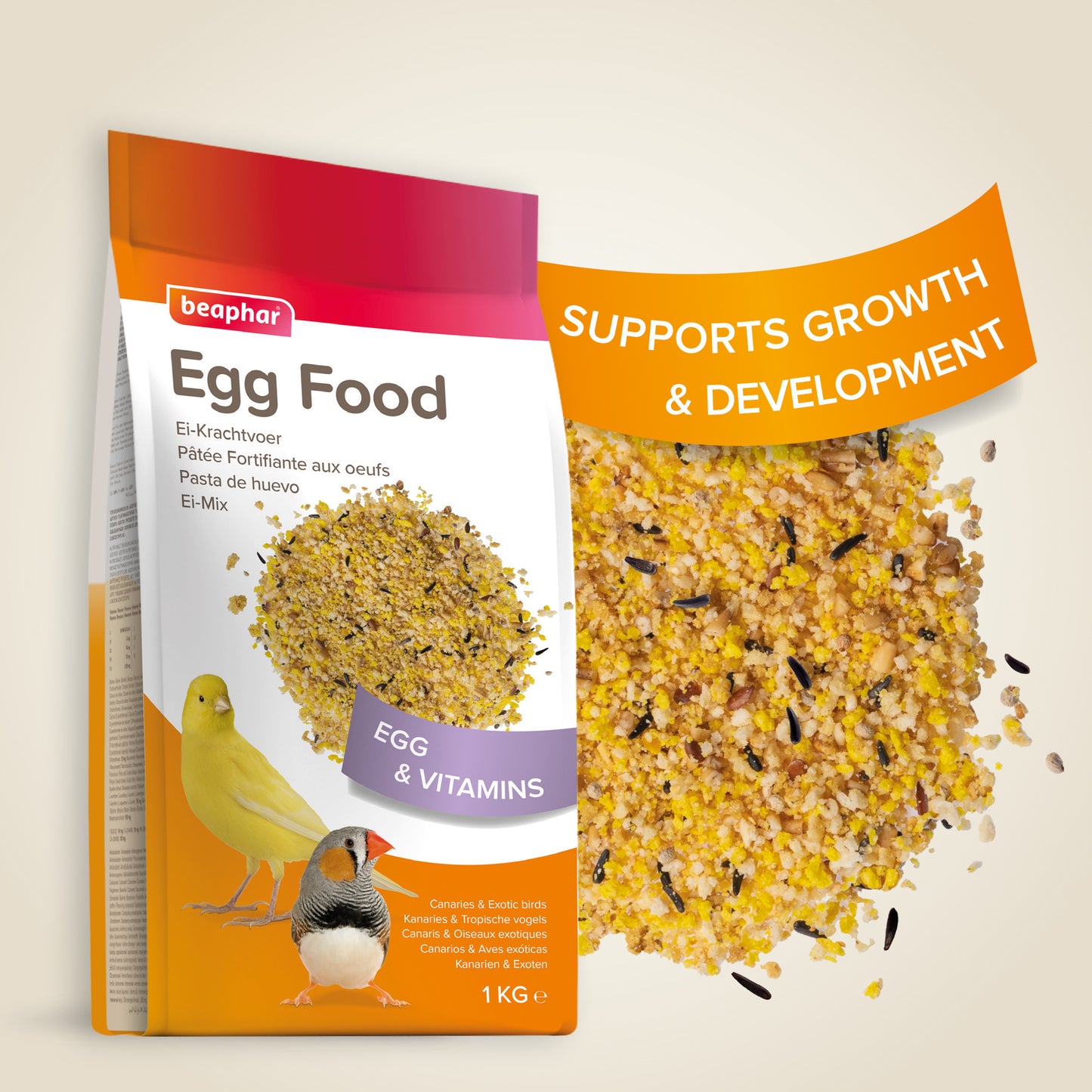 Beaphar Egg Food For Canaries & Finches 1kg