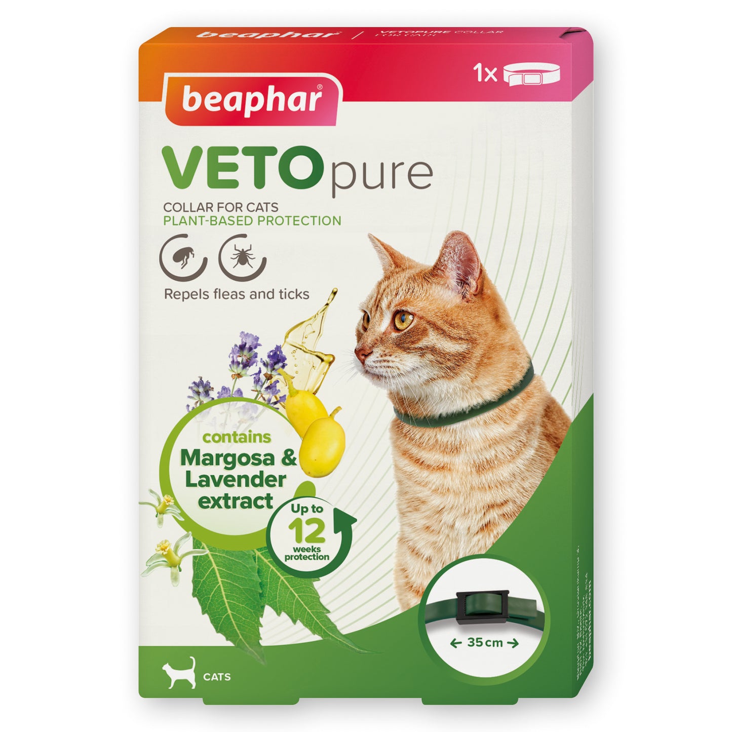 Beaphar Vetopure Green Cat Collar