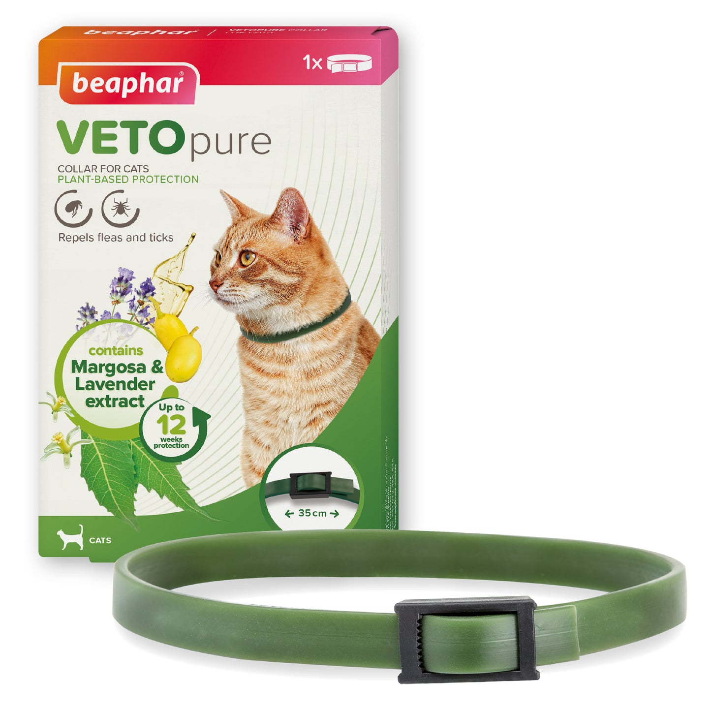 Beaphar Vetopure Green Cat Collar