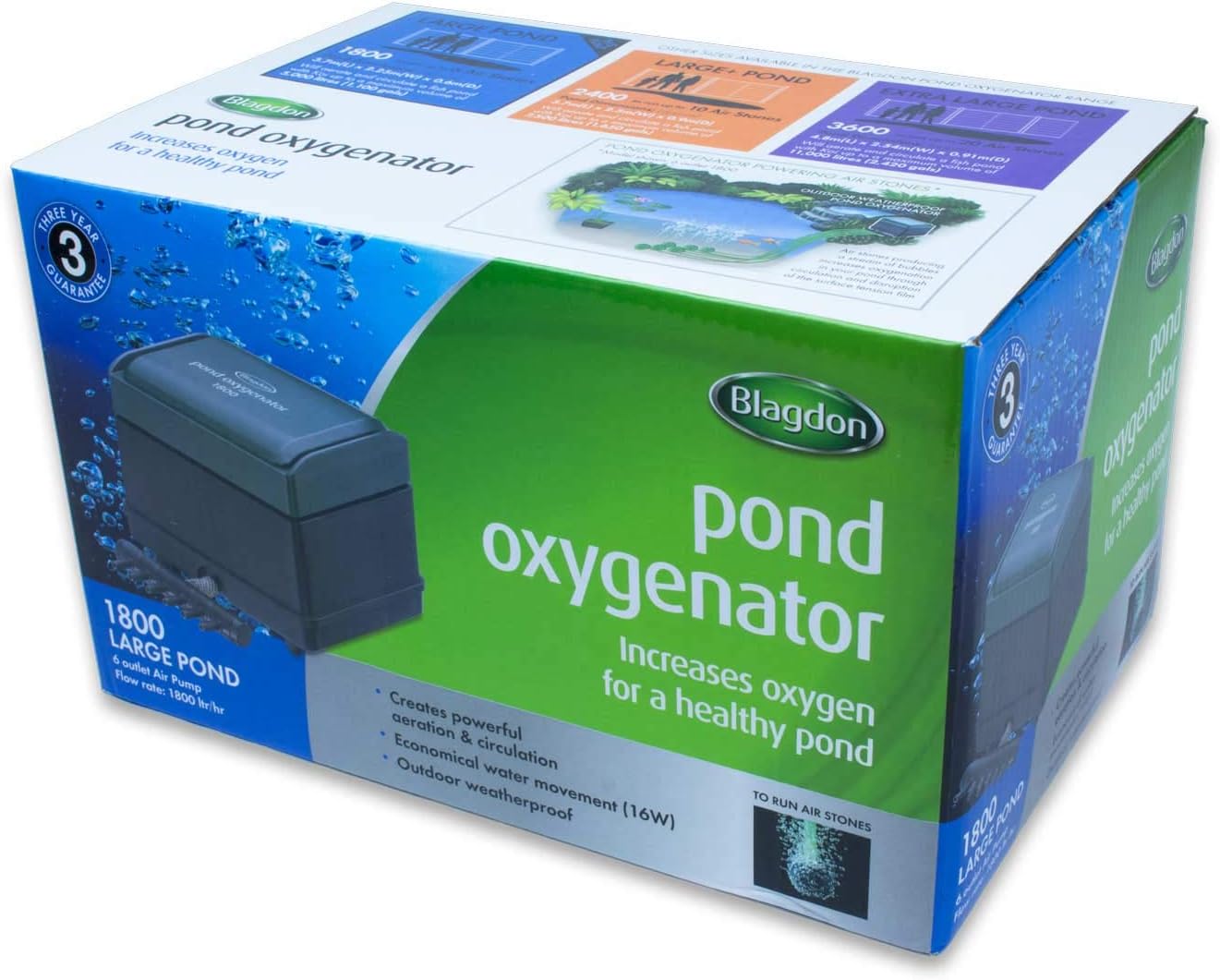Blagdon Pond Oxygenator Kit 6 Outlet