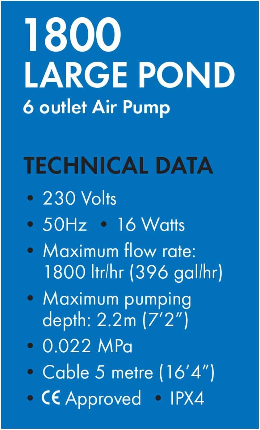 Blagdon Pond Oxygenator Kit 6 Outlet