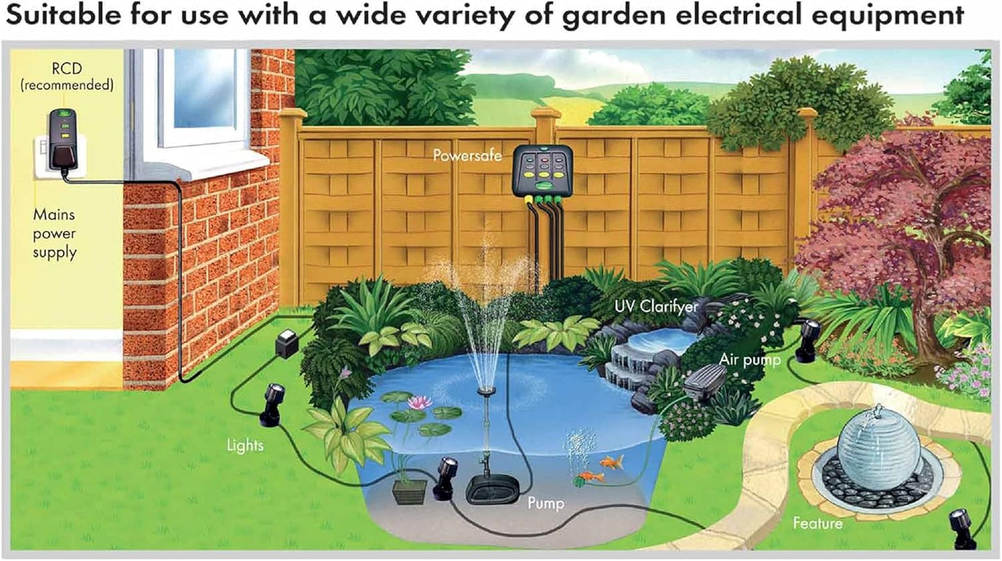 Blagdon PowerSafe 3 Way Garden Power Switch Box