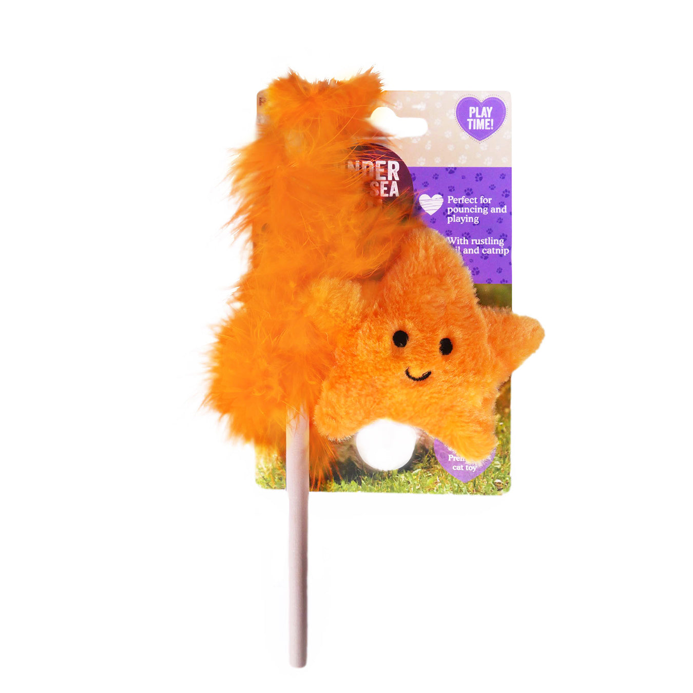 Rosewood Under The Sea Starfish Wand Cat Toy