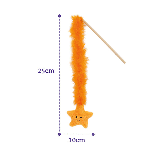 Rosewood Under The Sea Starfish Wand Cat Toy