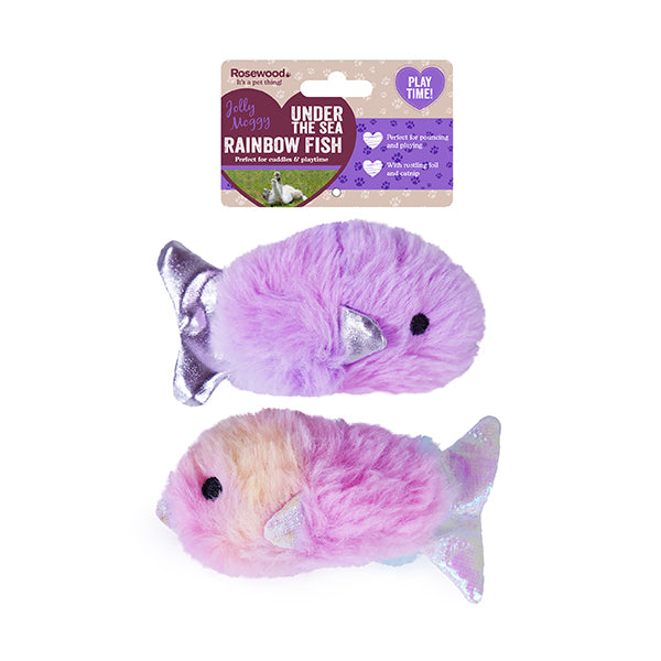 Rosewood Under The Sea Rainbow Fish Cat Toy