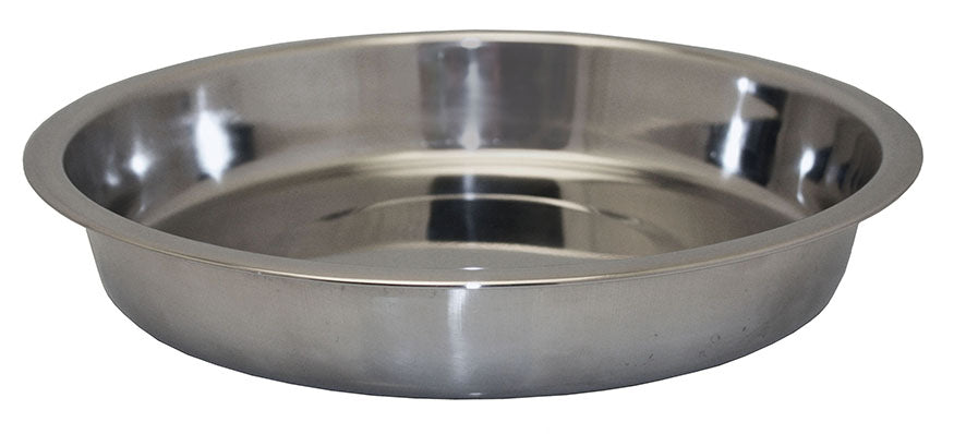 Pet Platter Shallow Stainless Steel Puppy Pan 25cm 10"