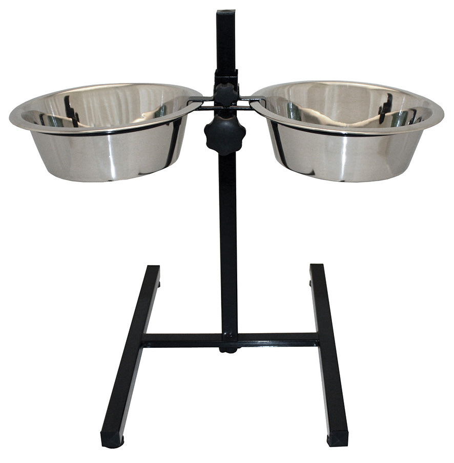 Pet Platter Adjustable Double Diner Bowls 29cm 11.5"