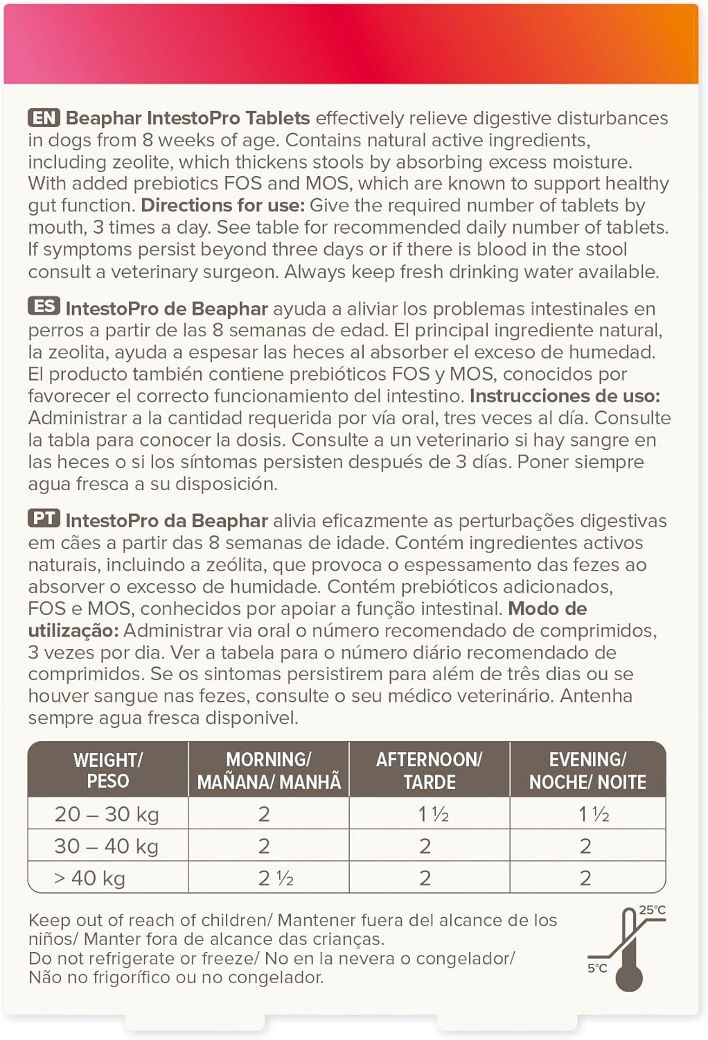 Beaphar IntestoPro Large Dog 20 Tab