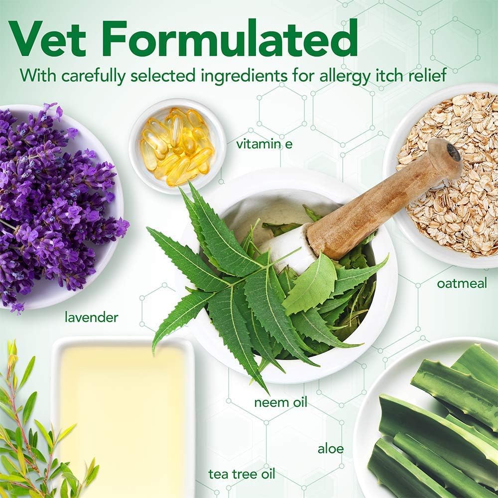 Vets Best Allergy Itch Relief Shampoo For Dogs 500ml