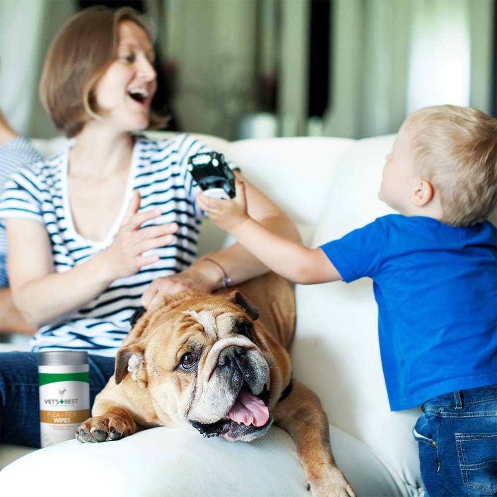 Vets Best Flea & Tick Wipes 50 Tub