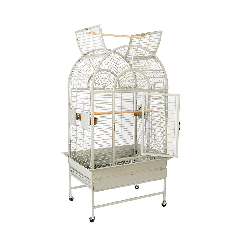Rainforest Santa Marta Large Bird Cage Stone White (2 Boxes)