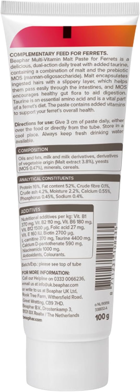 Beaphar Ferret Multi Vitamin Malt Paste 100g