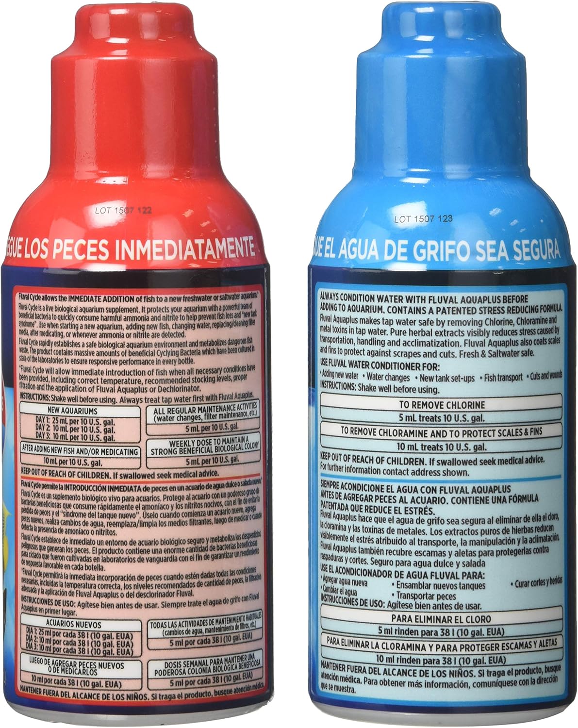 Fluval Cycle & Aquaplus 250ml Twin Pack