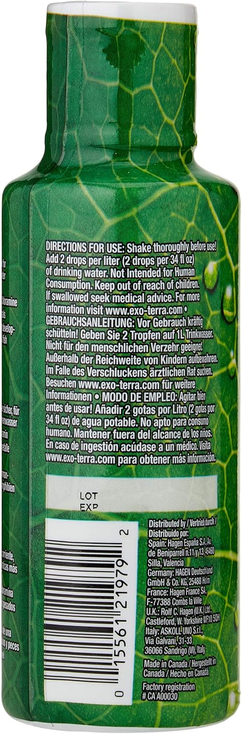 Exo Terra Aquatize Aquarium Terrarium Water Conditioner 120ml