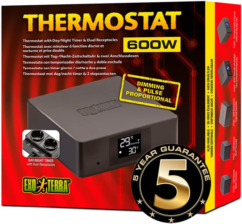 Exo Terra Thermostat 600w Dimming & Pulse Proportional