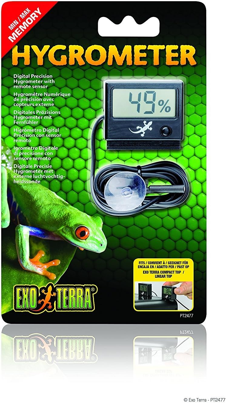 Exo Terra Digital Hygrometer With Probe