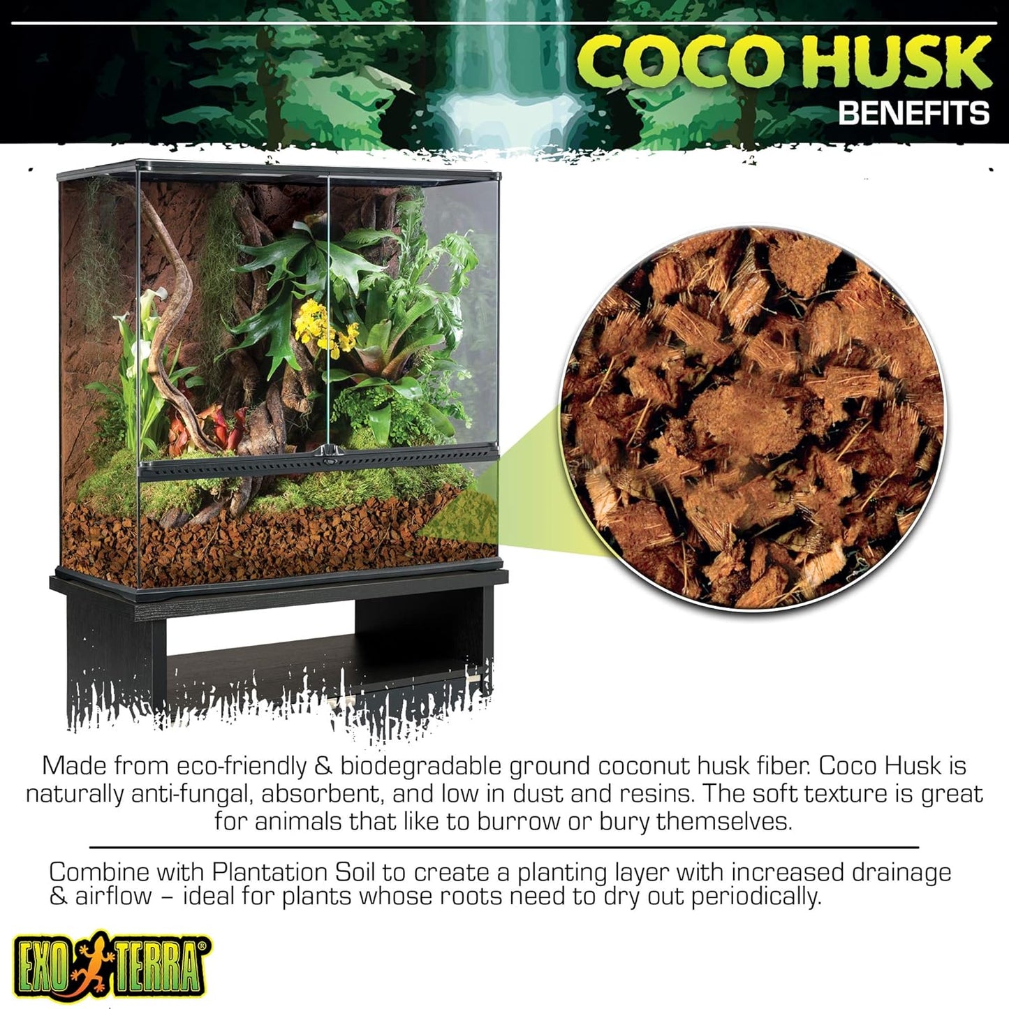 Exo Terra Coco Husk 8.8ltr