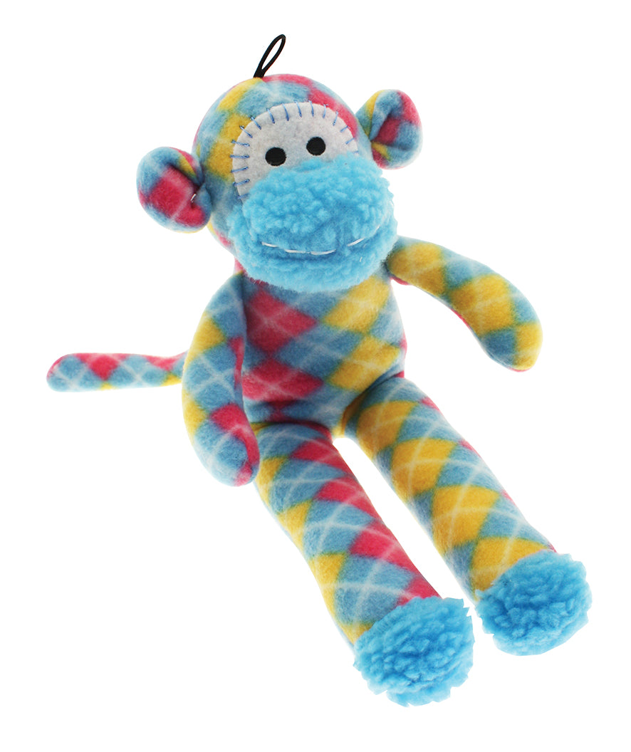 Happypet Sock Monkey Soft Squeaky Dog Toy