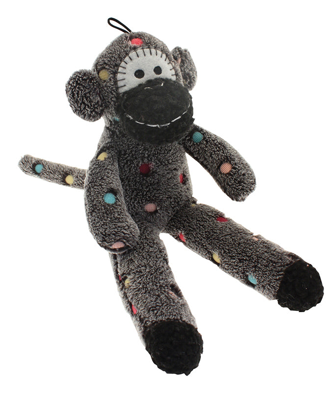 Happypet Sock Monkey Soft Squeaky Dog Toy