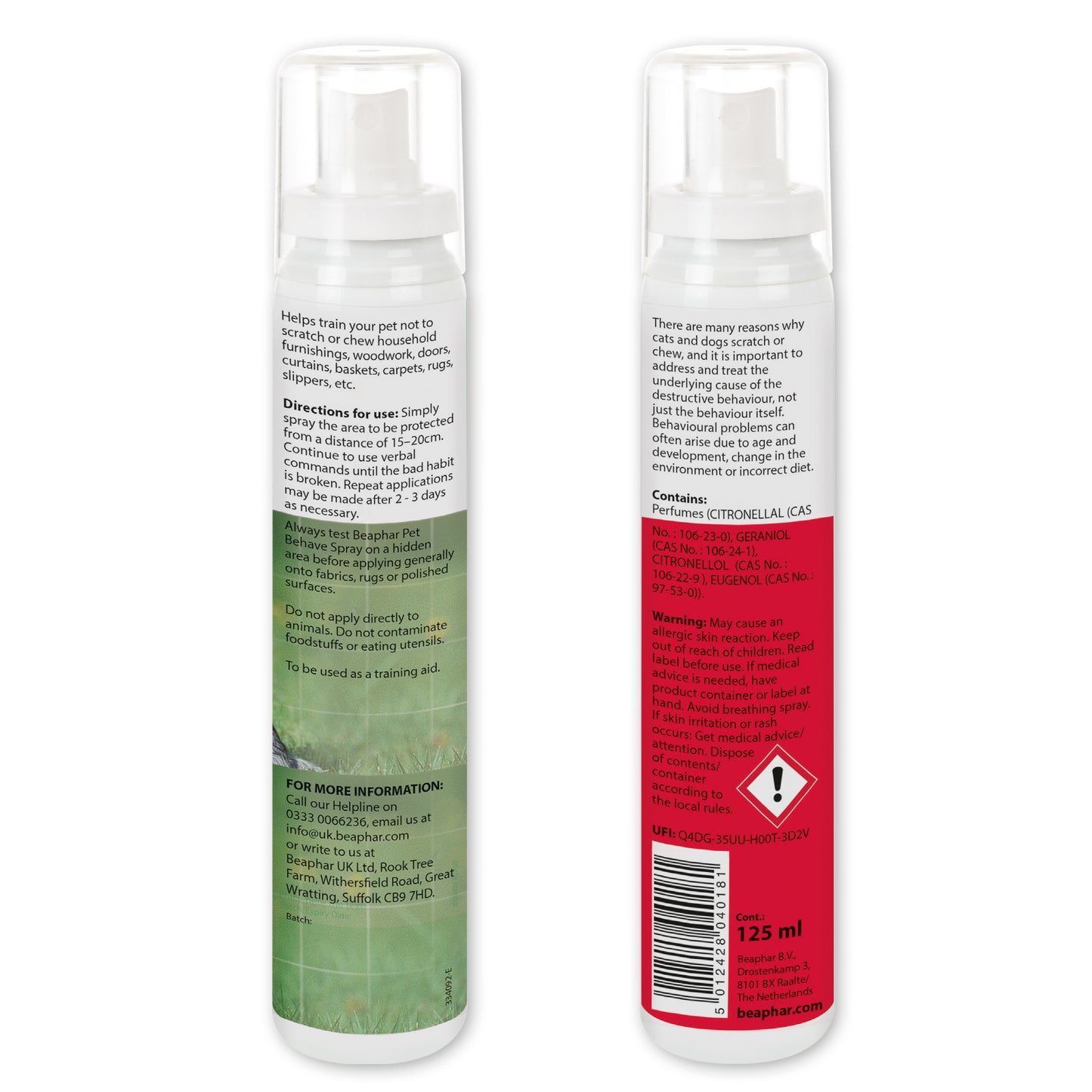 Beaphar Pet Behave Spray 125ml