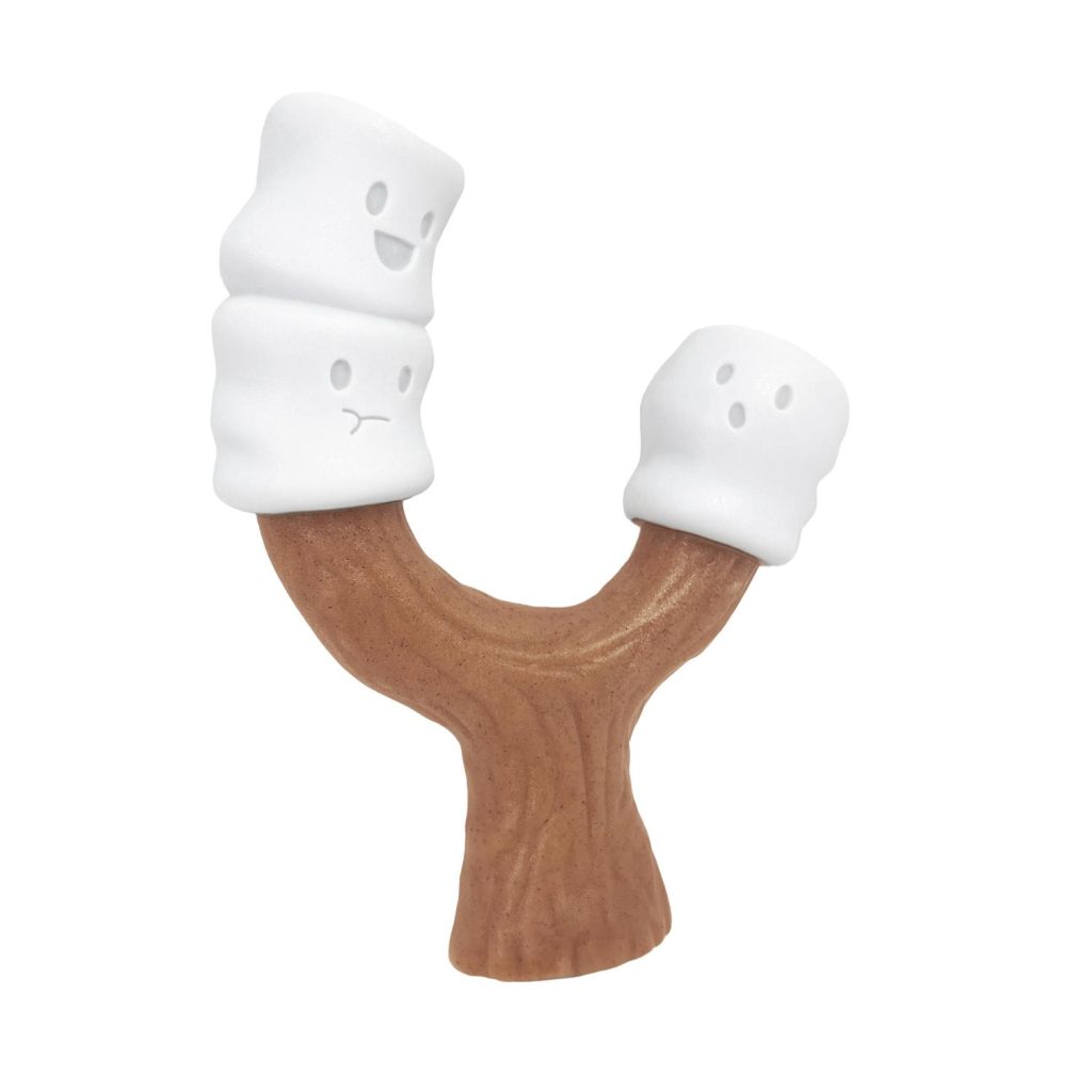 Nylabone Toasted Marshmallow & Peanut Butter With Real Wood