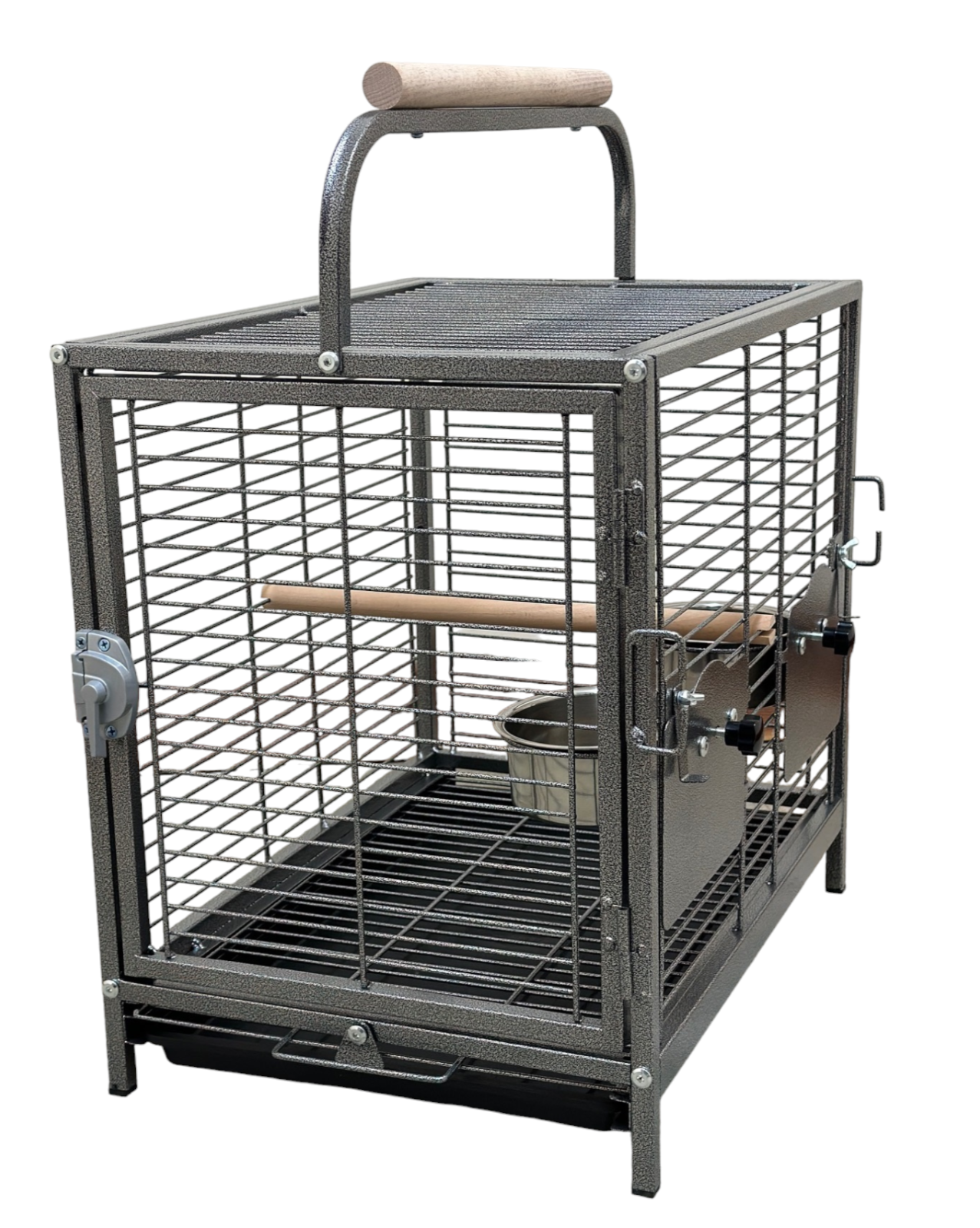 Wundapets Chester Bird Travelling Cage Antique Black