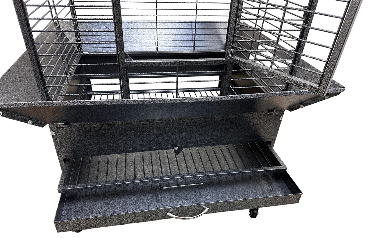 Wundapets Canterbury Parrot Cage Antique Black