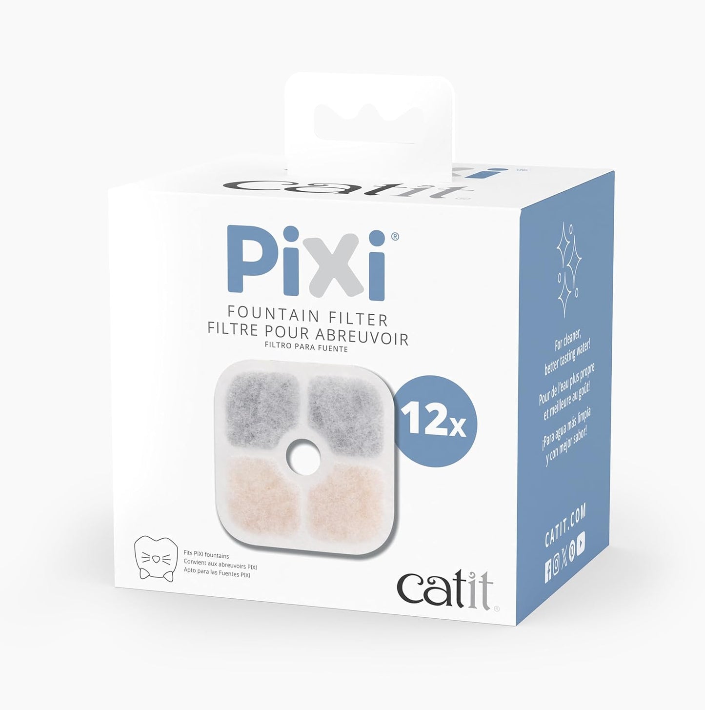 Catit Pixi Cartridge Fountain Filter 12 Pack