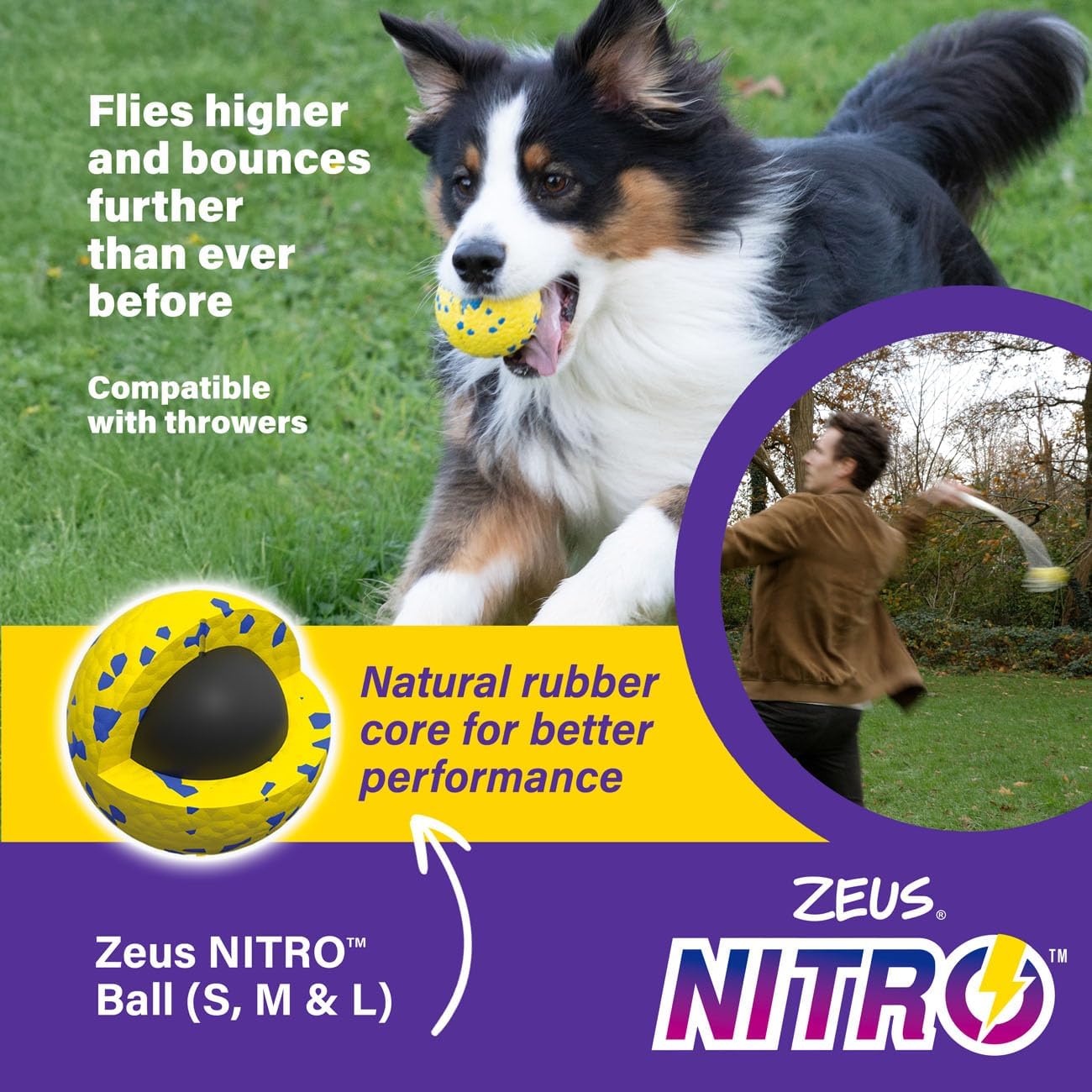 Zeus Nitro Weighted Ball Medium 6.3cm