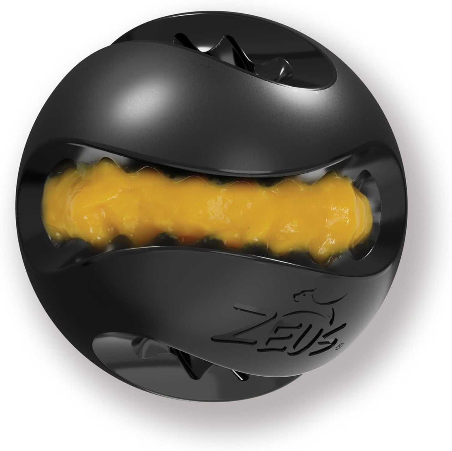 Zeus Chew Chasers Treat Ball Black 7.5cm