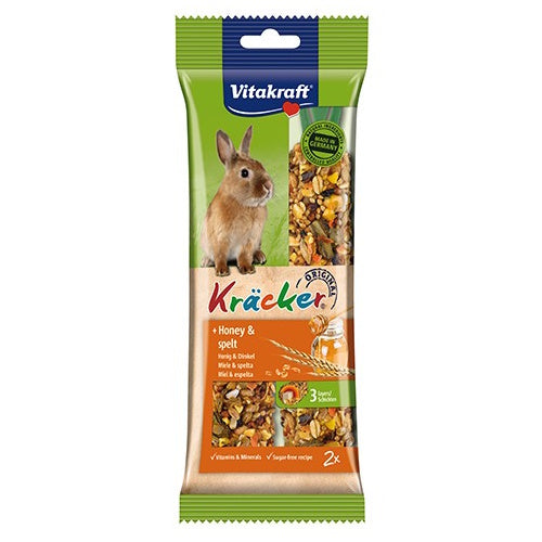 Vitakraft Rabbit Sticks Honey & Spelt 2pcs