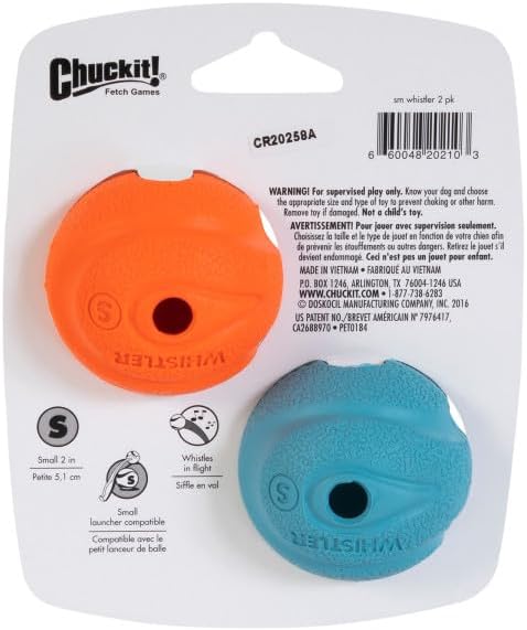 Chuckit! The Whistler Small 2 Pack