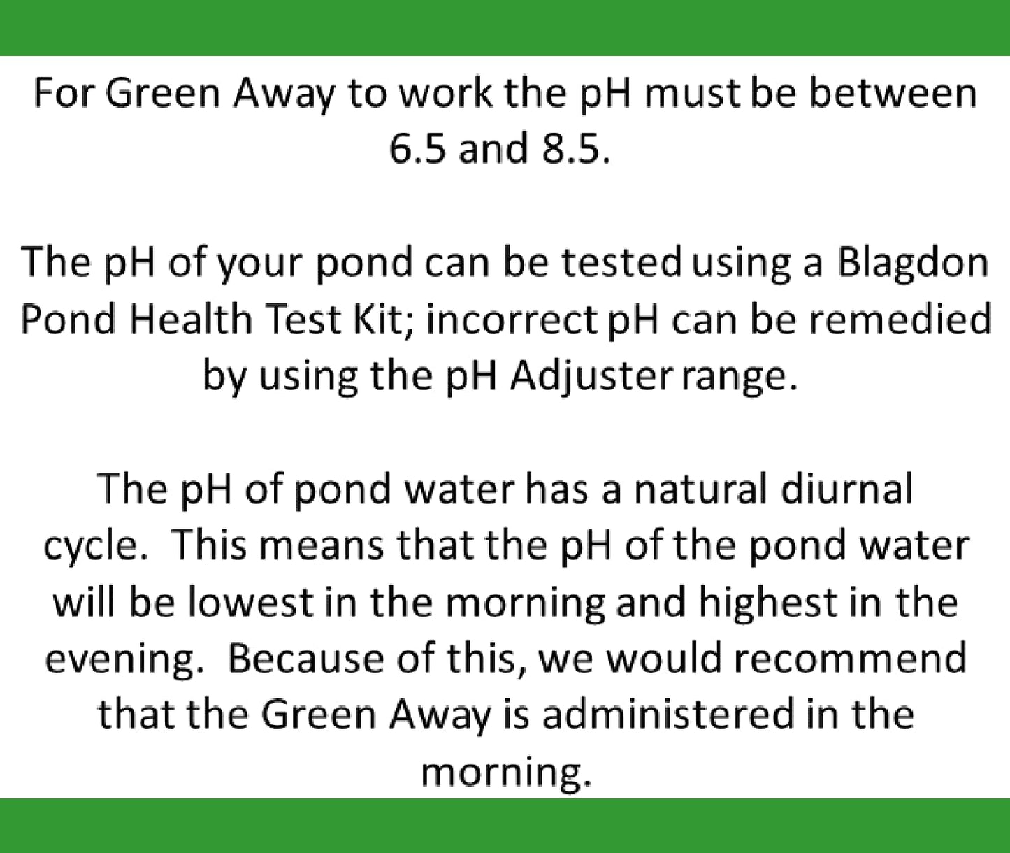 Blagdon Pond Green Away 250ml