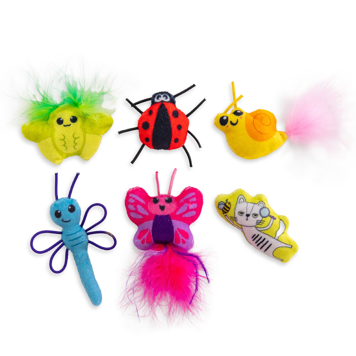 Catstages Cute As A Bug Catnip Toys 6pcs
