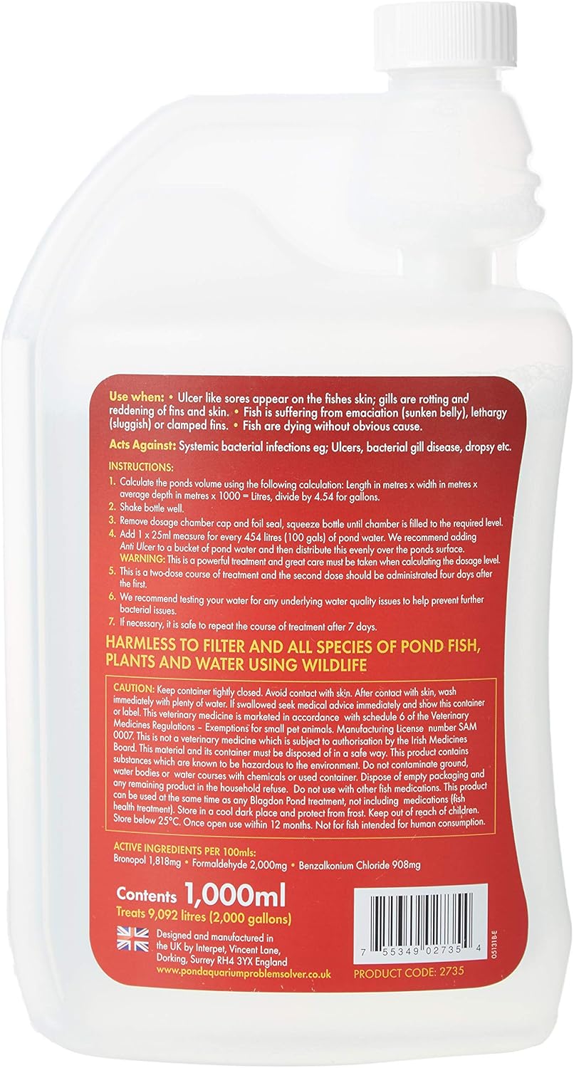 Blagdon Fish Aid Anti Ulcer 1000ml