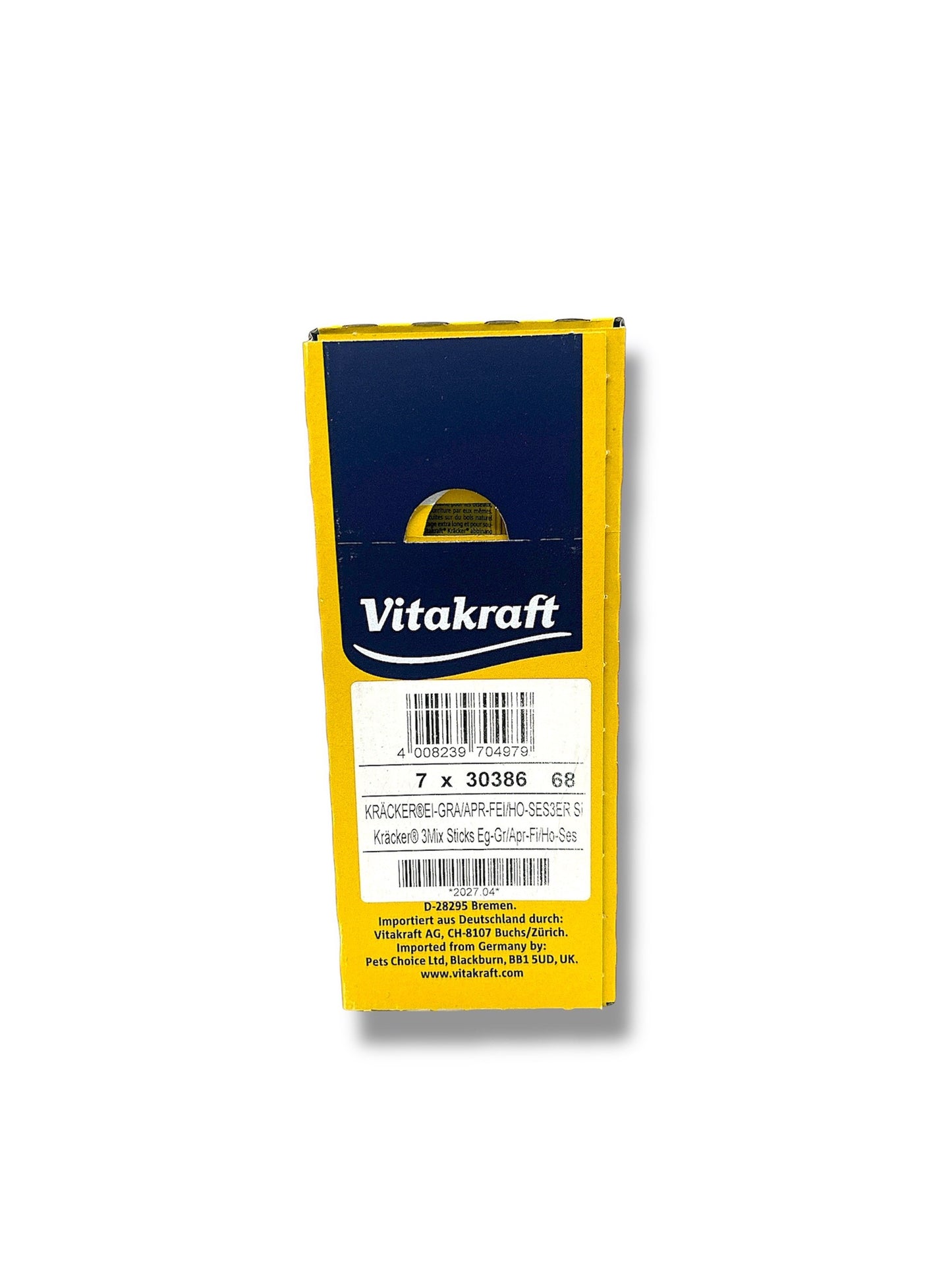 Vitakraft Trio Mix Budgie Kracker Sticks Egg Apricot & Honey Triple Pack