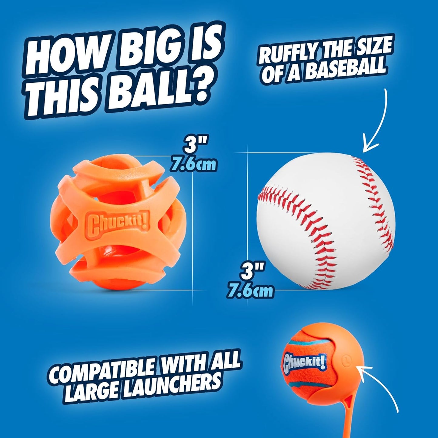 Chuckit! Air Fetch Ball Large 7.3cm