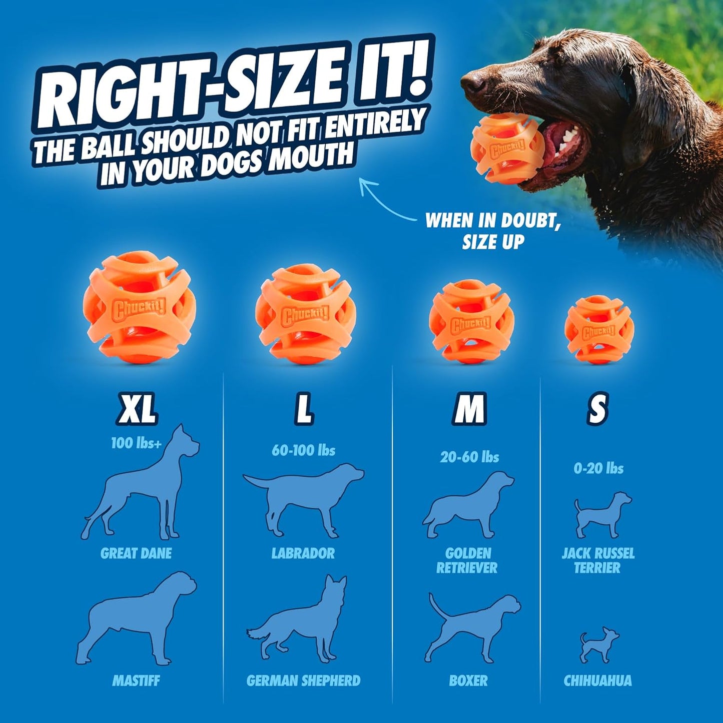 Chuckit! Air Fetch Ball Large 7.3cm